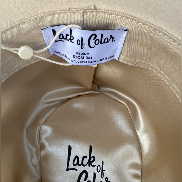 NWT Lack of Color Benson Rancher Beige Wool Velvet Band Size M - Picture 6 of 16